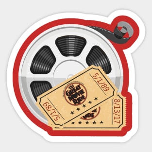 Great Movie Ride Tribute Sticker